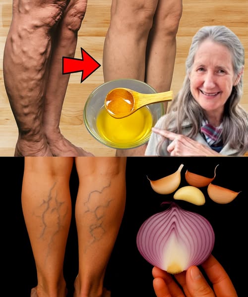 Antes y después de piernas con venas varicosas