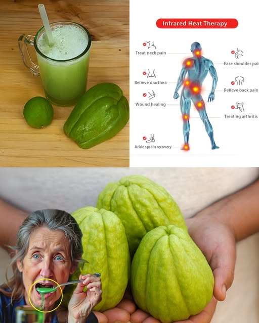 Bebida de chayote para salud