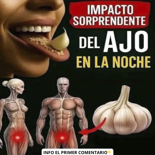 Impacto sorprendente del ajo en la noche