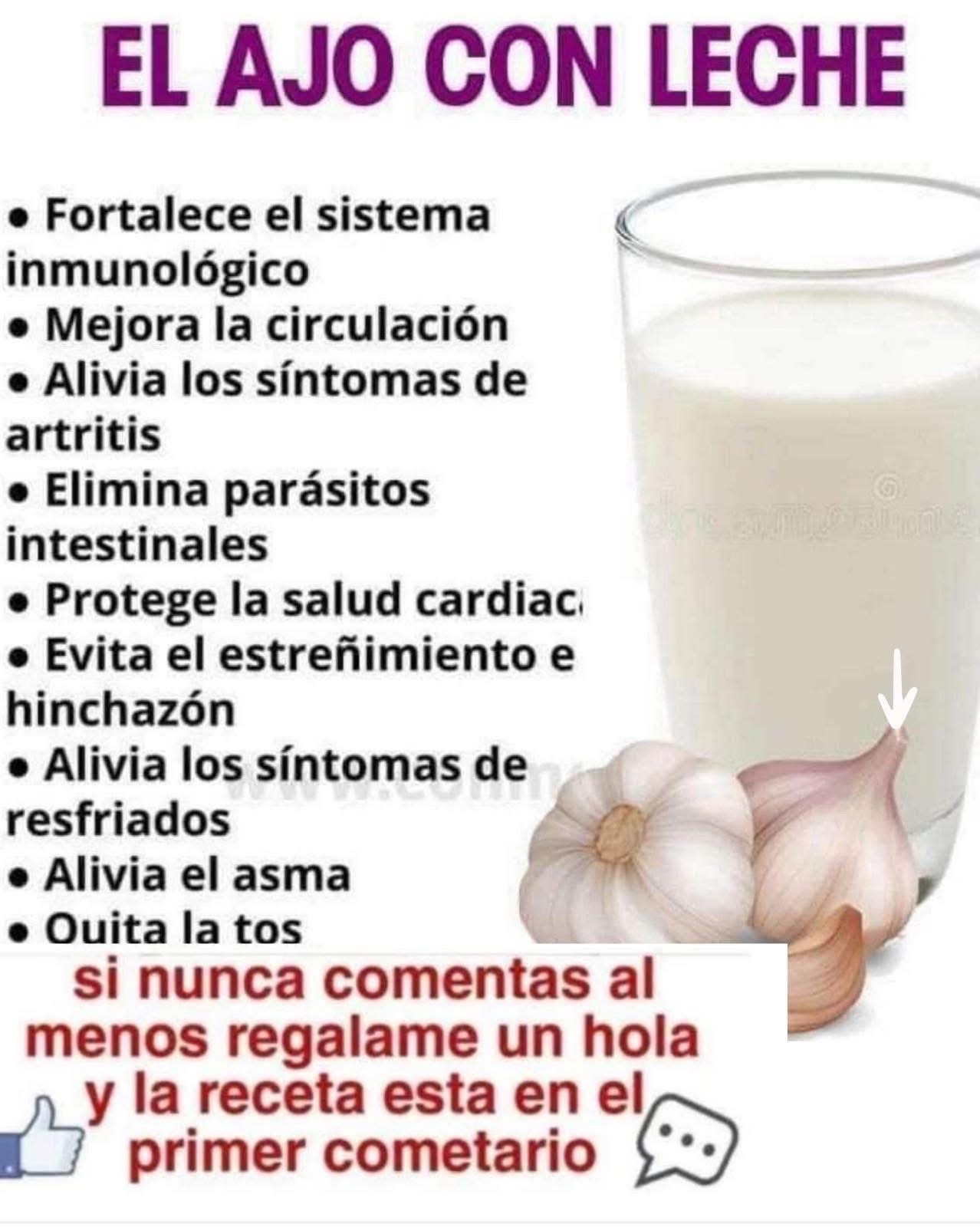 Ajo en Leche
