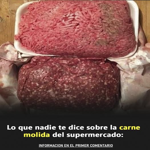 Comparación de carne molida