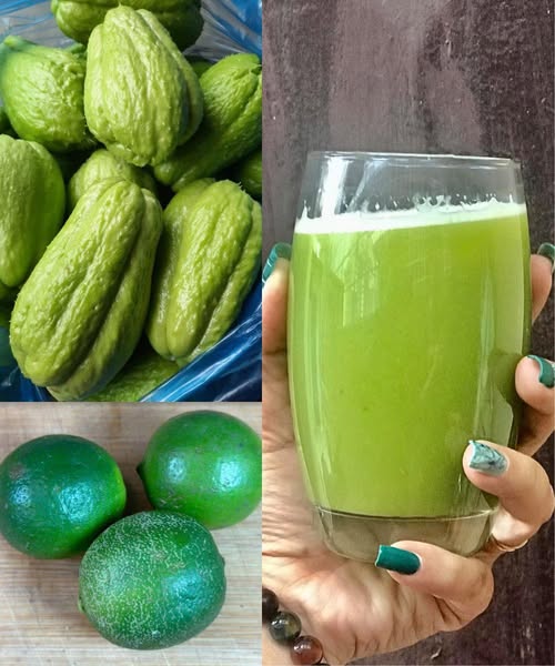 Jugo de Chayote y Limón