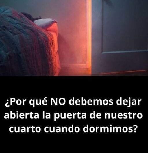 Dormir con la Puerta Abierta: Riesgos Ocultos que Debes Conocer