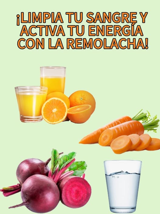 Jugo de remolacha saludable