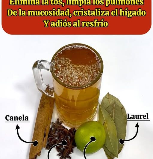 Bebida Natural para Eliminar la Tos y Limpiar los Pulmones