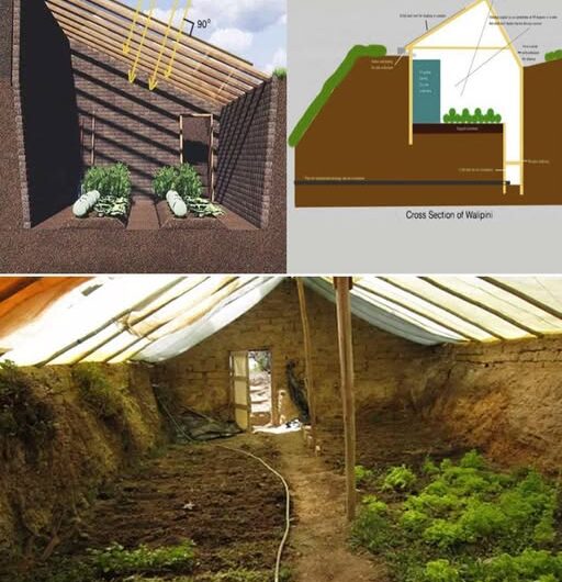 Cultiva Alimentos Durante Todo el Año con un Invernadero Subterráneo Walipini
