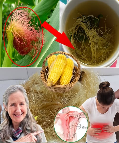 Cabello de maíz en infusión