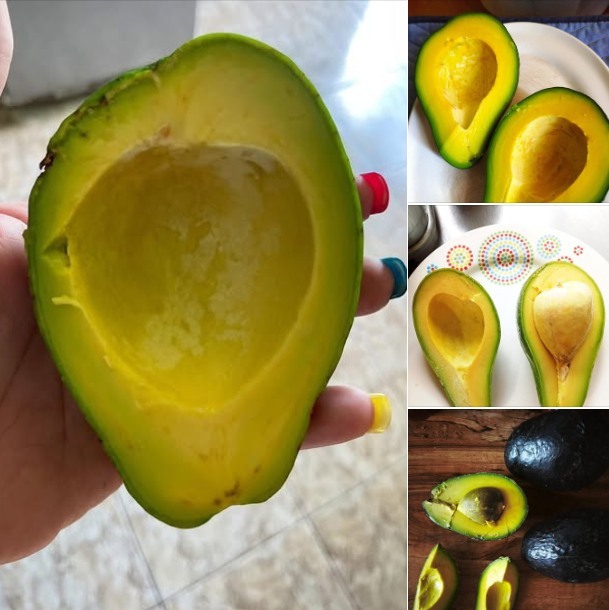 Aguacates cortados