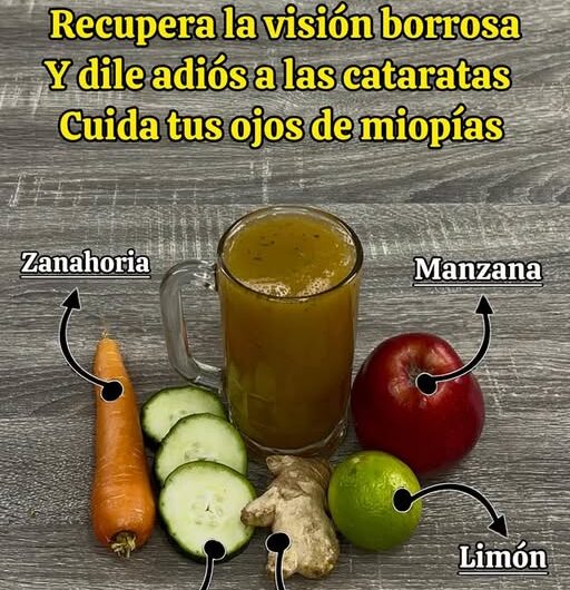 Recupera la Visión Borrosa: Batido Natural para Cataratas y Miopía