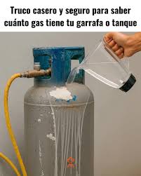 Cómo saber cuánto gas tiene una garrafa: ¡Truco casero fácil y seguro!