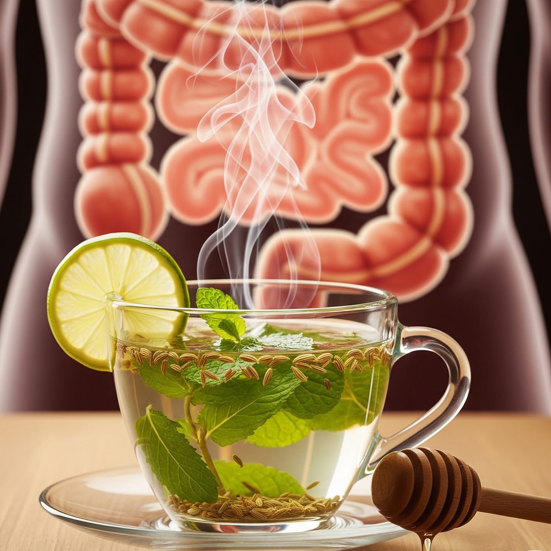 Infusión 'Adiós Hinchazón' con menta y hinojo