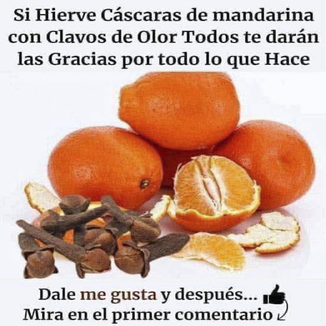 Mandarinas y clavos de olor