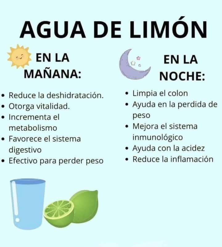 Beneficios del agua de limón