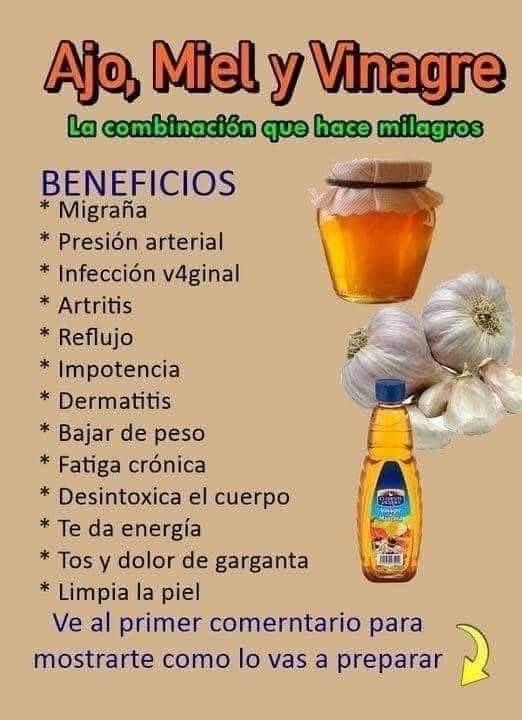 Ajo, Miel, y Vinagre