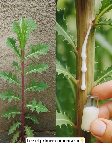 Recolección de la Savia de la Lechuga Silvestre