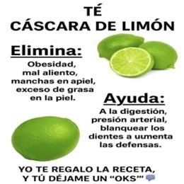 Té de cáscara de limón