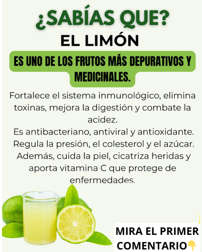 Beneficios del Limón