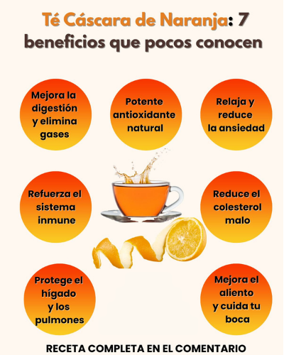 Beneficios del Té de Cáscara de Naranja