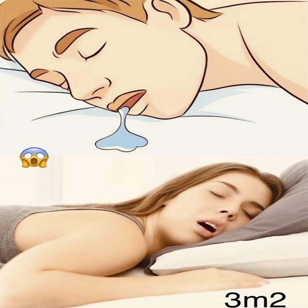 Persona durmiendo babeando