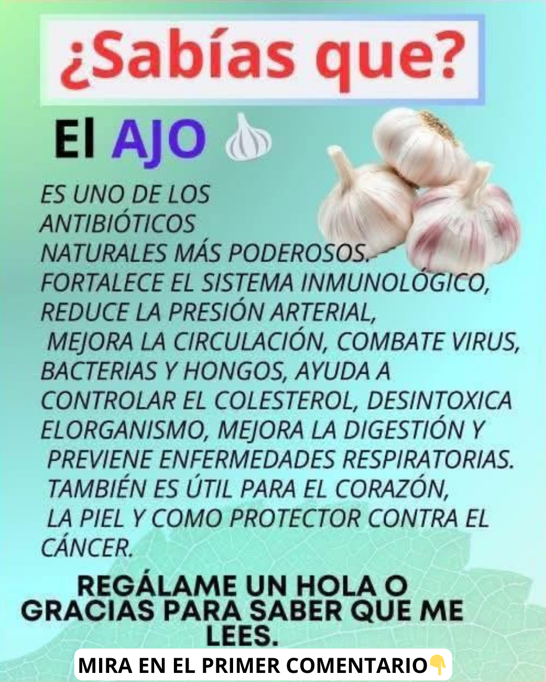Beneficios del ajo