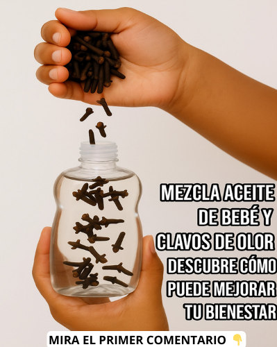 Mezcla de Aceite de Bebé y Clavos de Olor