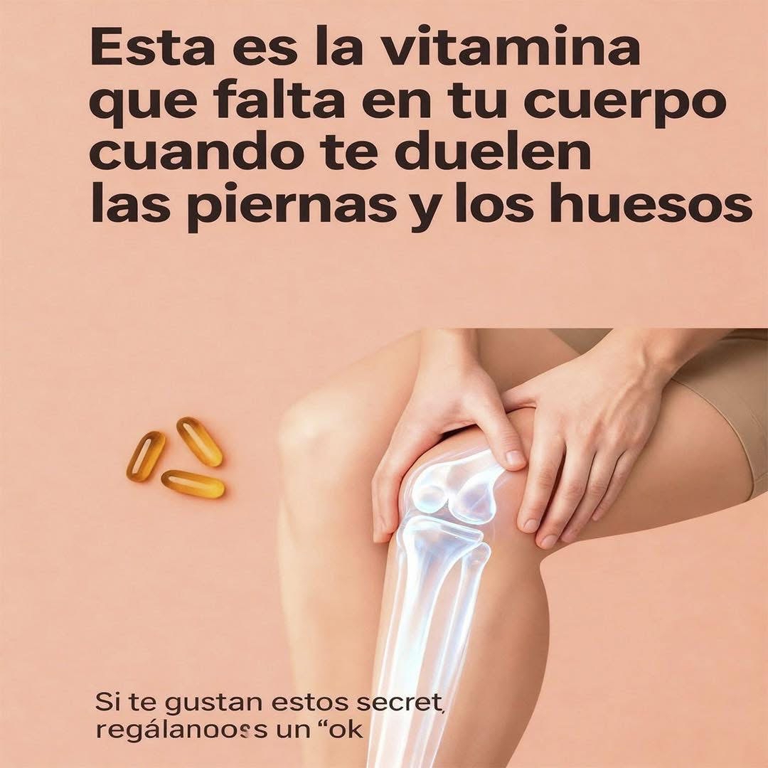 Rayos X de una rodilla con cápsulas de vitamina K