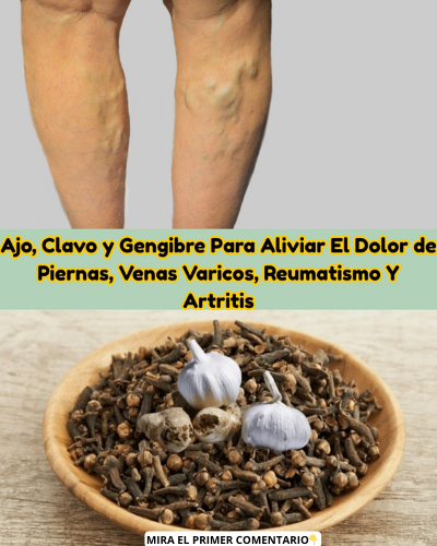 Remedios naturales: ajo, clavo y jengibre