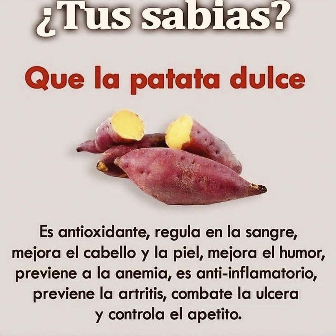 Beneficios de la Batata Dulce