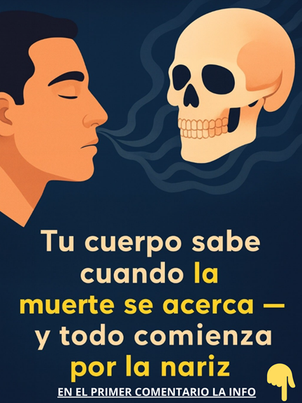 Ilustración de olfato y muerte