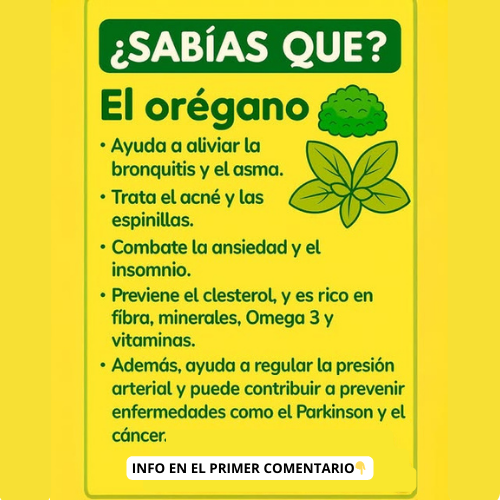 Beneficios del Orégano