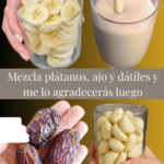 La Sorprendente Mezcla de Plátanos, Ajo y Dátiles: Un Remedio Natural para tu Bienestar