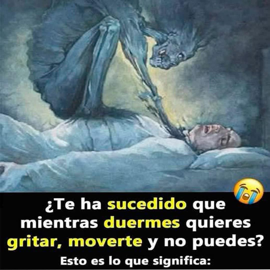 Ilustración de parálisis del sueño