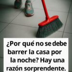 ¿Por qué no se debe barrer la casa por la noche? Descubre la razón sorprendente