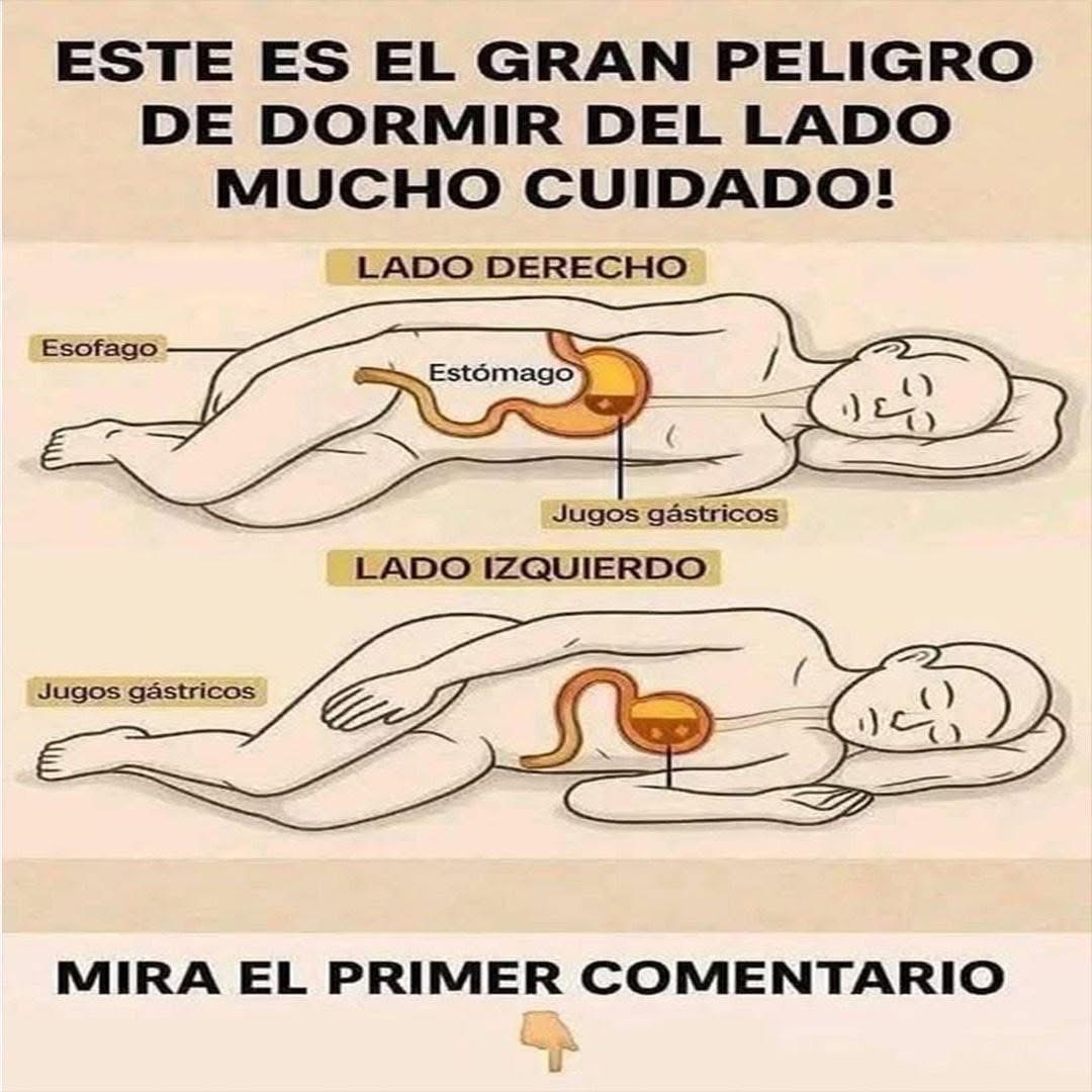 Comparación de dormir del lado derecho e izquierdo