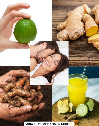 Ingredientes naturales para la salud: Limón, jengibre y cúrcuma