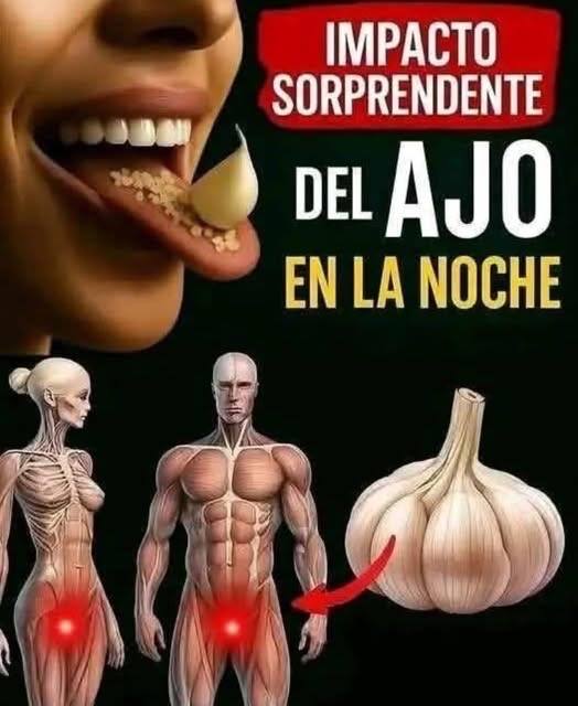 Impacto sorprendente del ajo en la noche