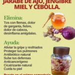 Jarabe Natural de Ajo, Jengibre, Miel y Cebolla: Un Remedio Casero Potente