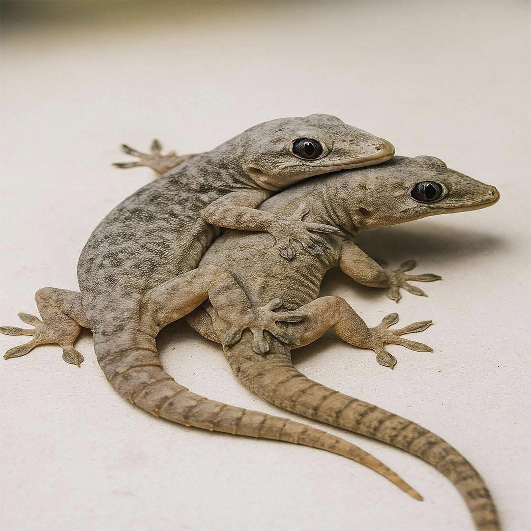 Lagartijas en casa