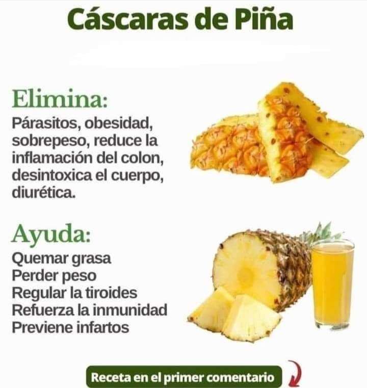 Beneficios de las Cáscaras de Piña