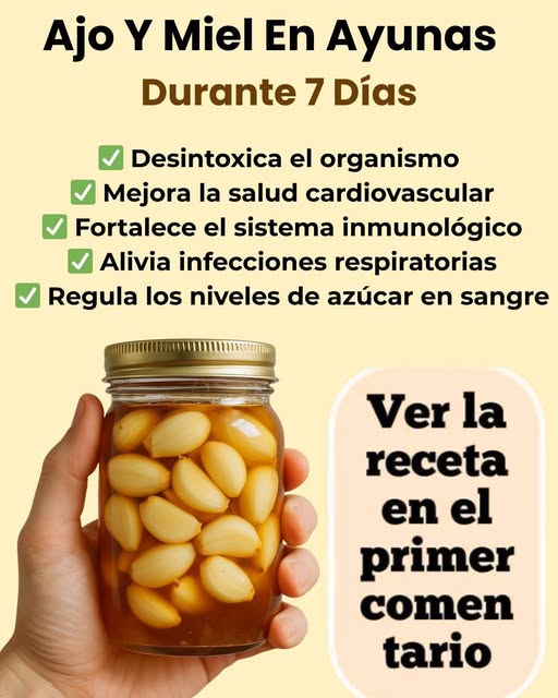Ajo y Miel en Ayunas