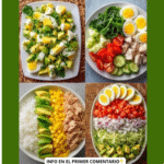 4 Recetas de Ensaladas Frescas y Saludables para tu Dieta