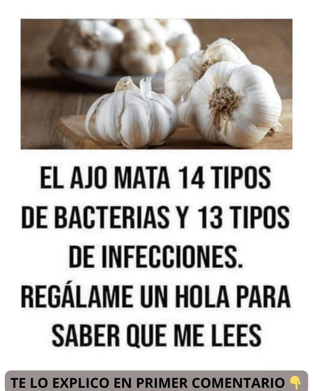 Varios bulbos de ajo en una superficie