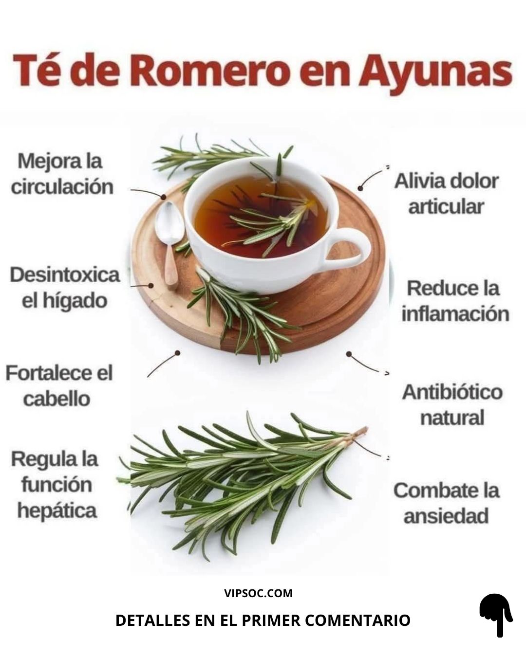 Té de Romero en Ayunas