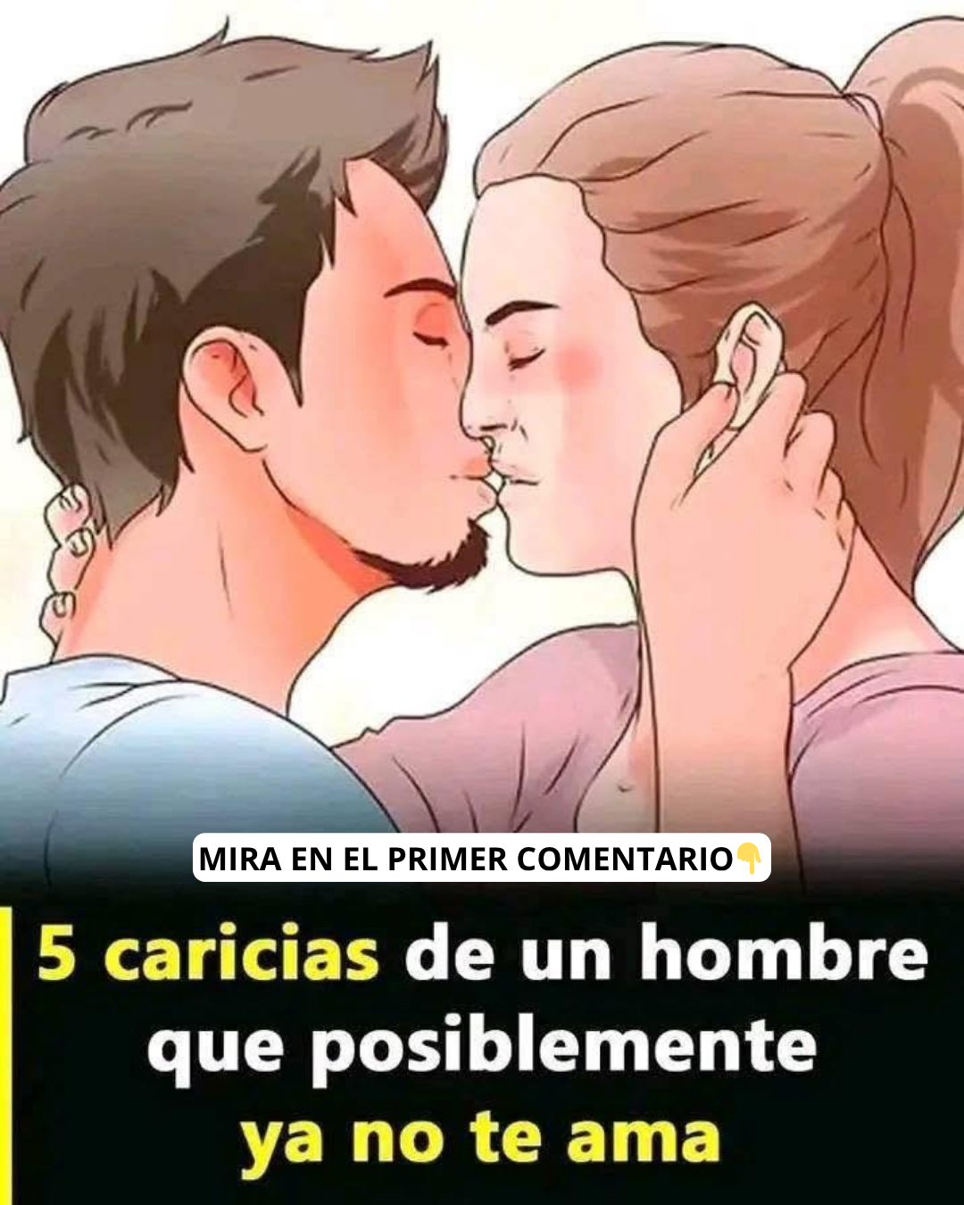 Caricias de un hombre que posiblemente ya no te ama