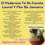 Beneficios del Poderoso Té de Canela, Laurel y Flor de Jamaica