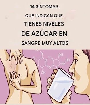 Síntomas de niveles elevados de azúcar en sangre
