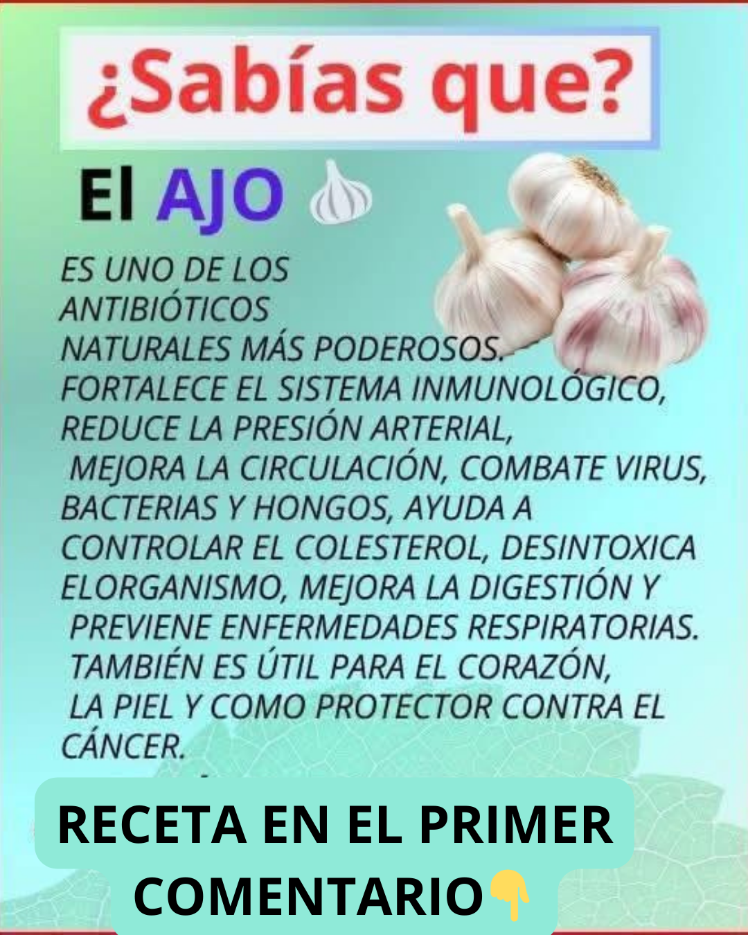 Beneficios del ajo