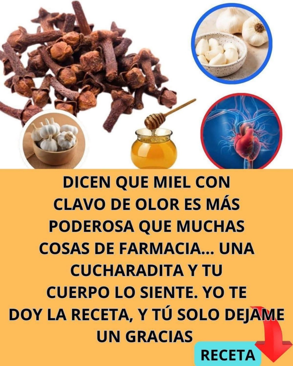 Miel, Clavo de Olor y Ajo: El Remedio Natural