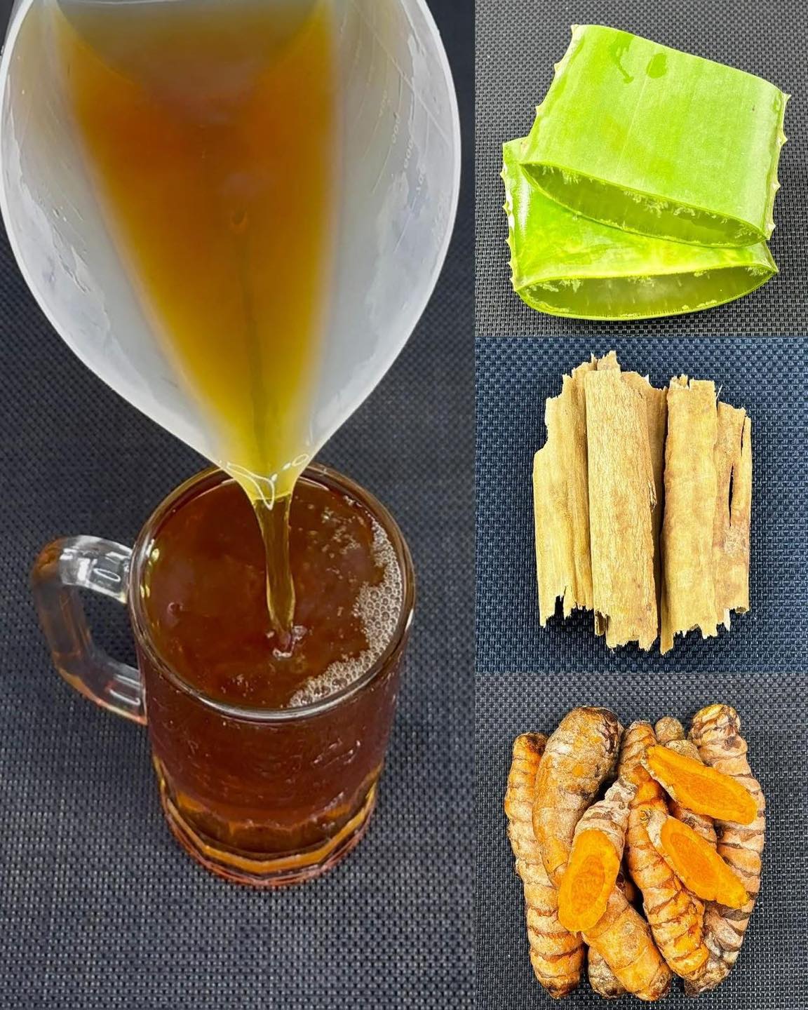 Infusión de Aloe Vera, Canela y Cúrcuma