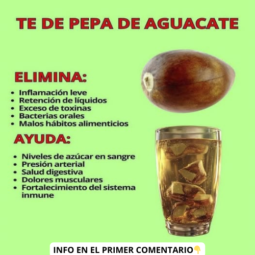 Té de Pepa de Aguacate